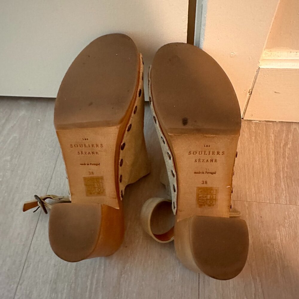 SEZANE Dakota High Clogs, Size US 7 (FR 38) - Picture 7 of 9